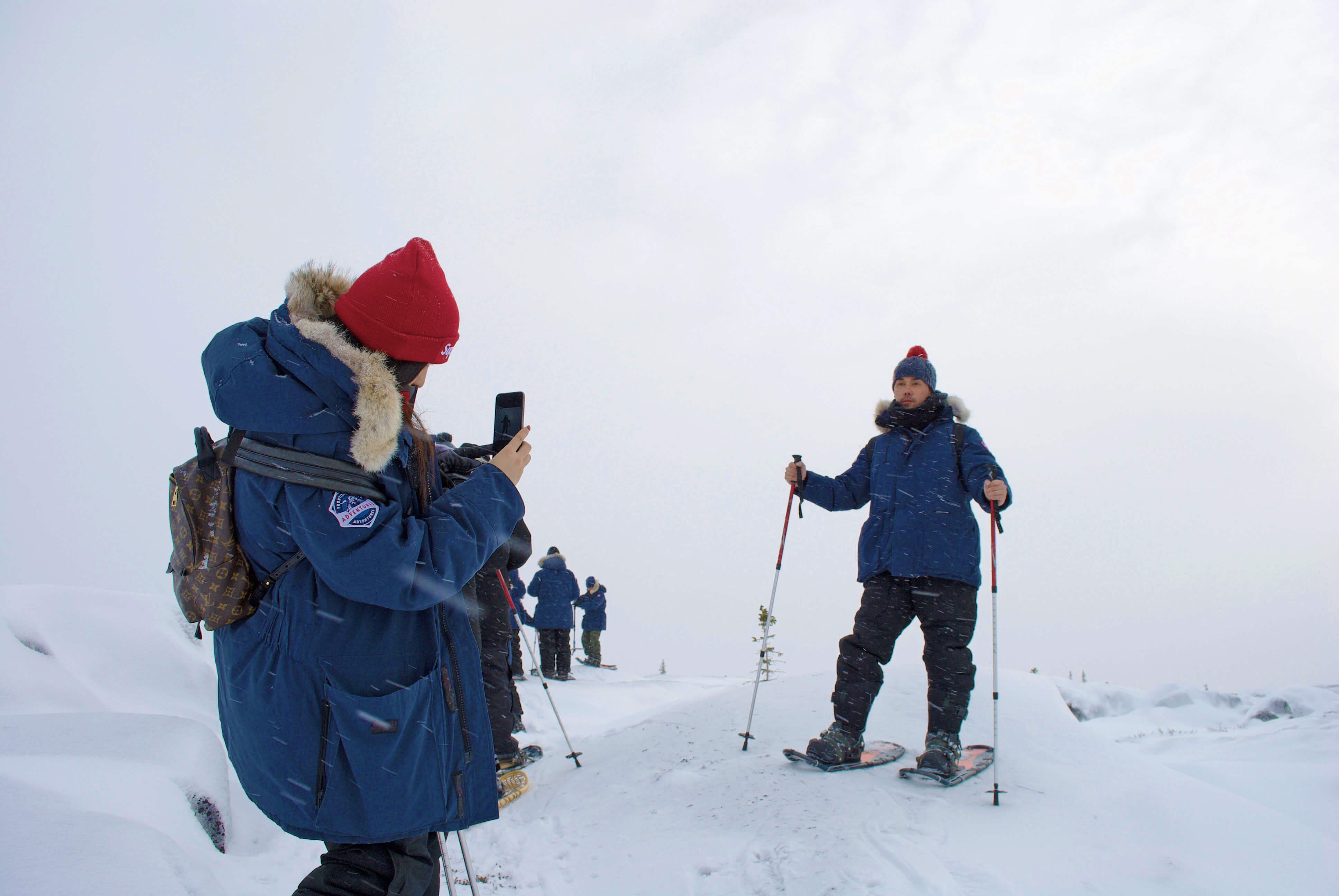 Snowshoeing in Churchill, Canada