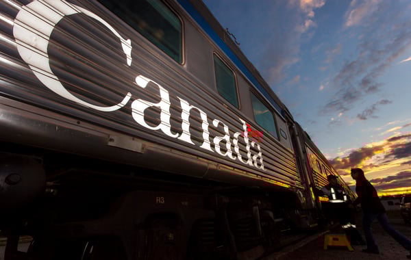 A VIA Rail Canada train