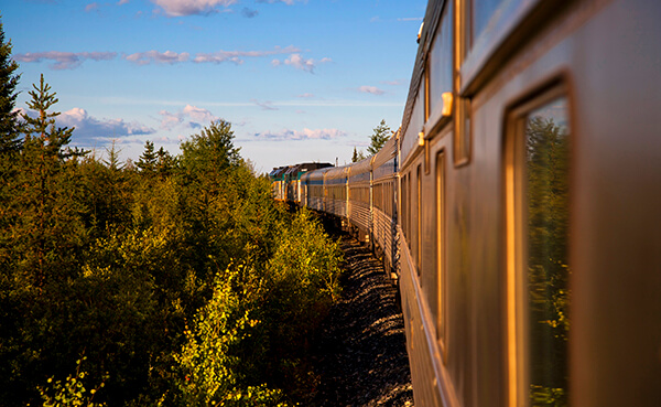 Train journey to Churchill, Canada