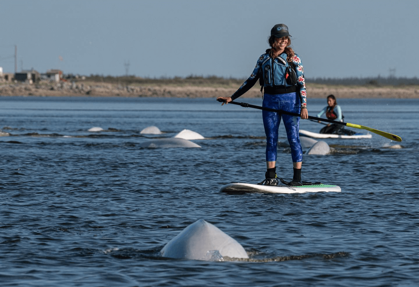 Paddleboarding in Churchill, Canada